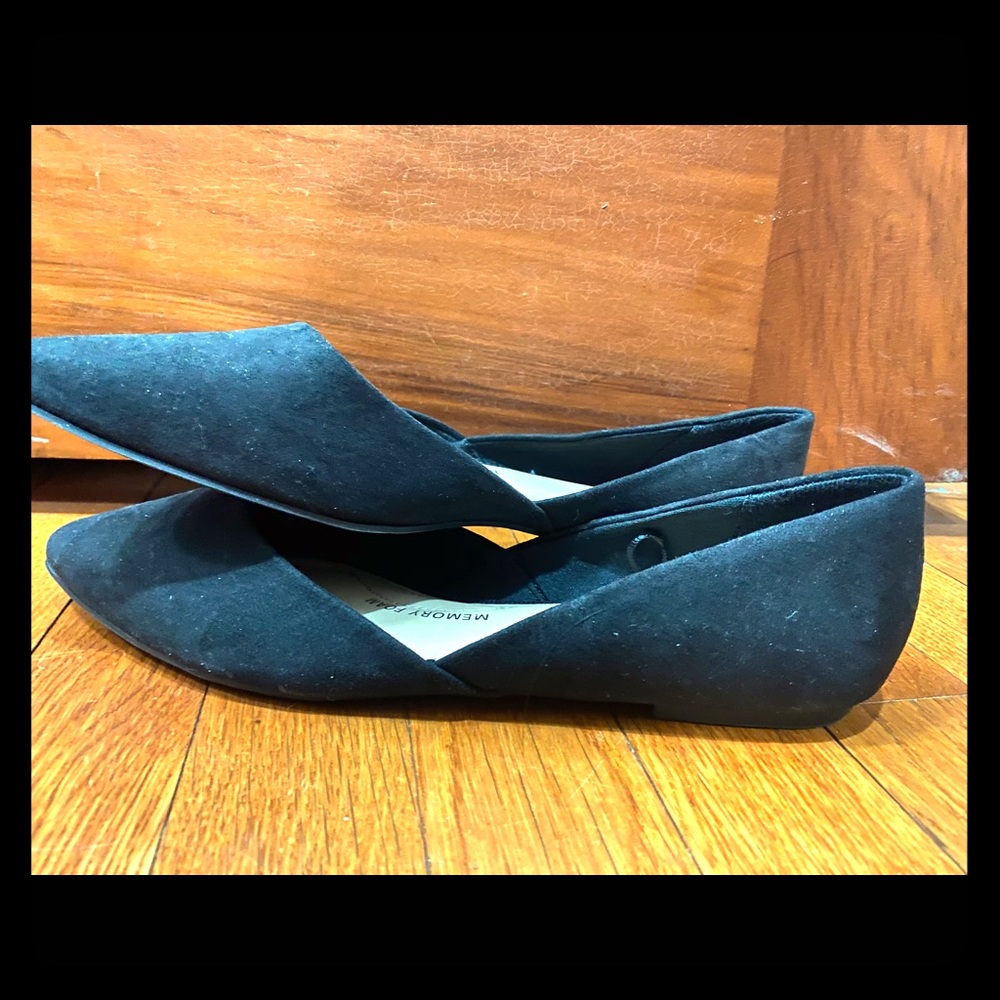 3/$15 Pointy Flats - Black SZ 8